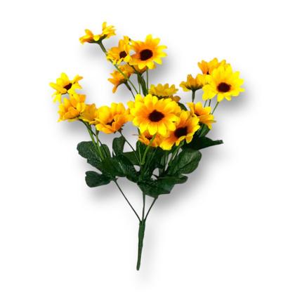 Imagem de Flor Artificial Decorativa de Girassol 35cm - Vencedor 