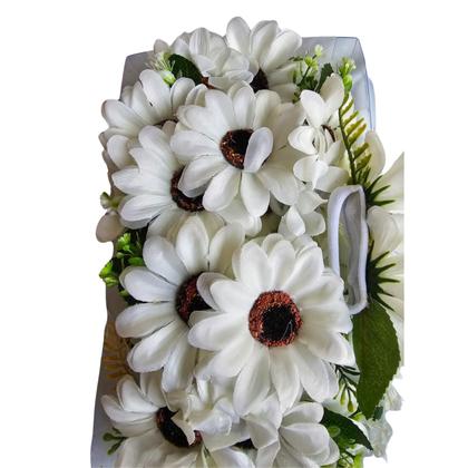 Imagem de Flor p/ cabelo braço enfeites junino caixa c/12 festa junina