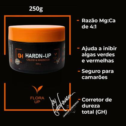 Imagem de Flora Up Mineral Hardn-Up GH 250g Pote Corretor de GH para Aquário