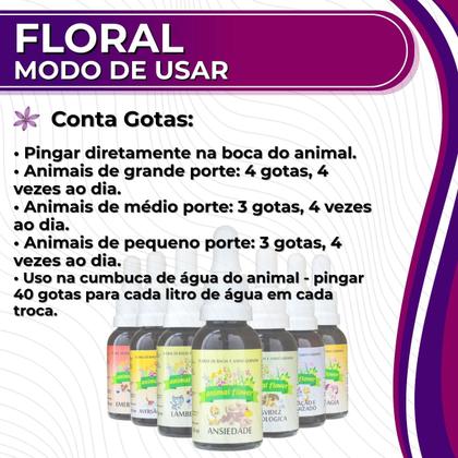 Imagem de Floral em Gotas Lambedura para Cães e Gatos - 30ml - Animal Flower
