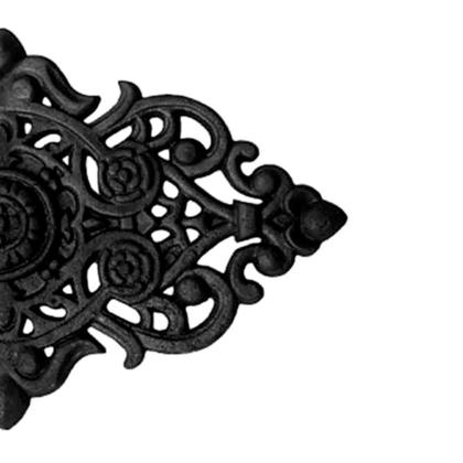 Imagem de Florão Grande Ornamento em Ferro Fundido Decoração 57x38cm