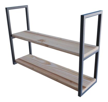 Imagem de Floreira Em Ferro Reforçada 80x20cm Moderno Para Garagem