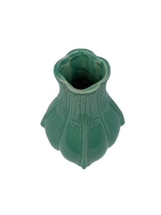 Imagem de Floreiro de Cerâmica Grande Verde para Jardim Decoração 22cm