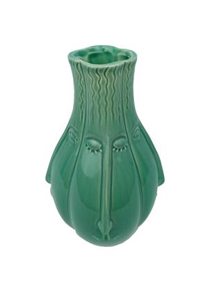 Imagem de Floreiro de Cerâmica Grande Verde para Jardim Decoração 22cm