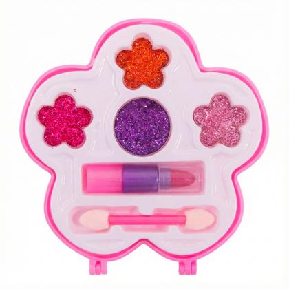 Imagem de Florzinha Estojo De Maquiagem Infantil Presente Para Meninas Com Sombra E Batom