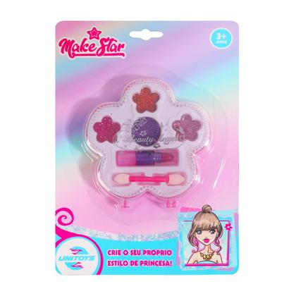 Imagem de Florzinha Estojo De Maquiagem Infantil Presente Para Meninas Com Sombra E Batom