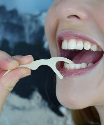 Imagem de Floss Picks HAPPY ECO Double Floss Biodegradável 200 unidades