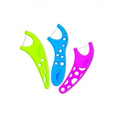 Imagem de Flosser Infantil Crayola GUMFio Dental Infantil com Cabo  40 unidades