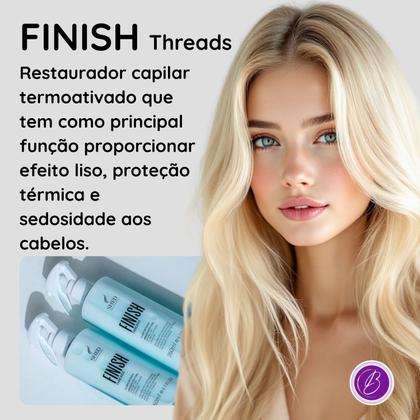 Imagem de Fluido Bifásico Finish Threads 260ml: Liso Impecável e Proteção Completa  Shed Professional