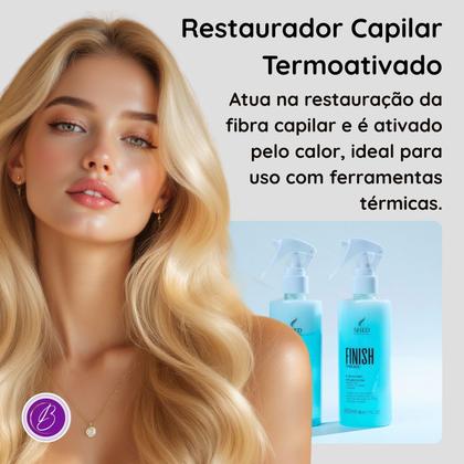 Imagem de Fluido Bifásico Finish Threads 260ml: Liso Impecável e Proteção Completa  Shed Professional