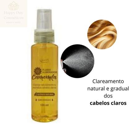 Imagem de Fluido Iluminador Camomila - Clareia Naturalmente e Revitaliza Cabelos Claros - 100ml