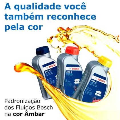 Imagem de Fluido Oleo de Freio Bosch DOT 4 Original Carro e Moto 500ml