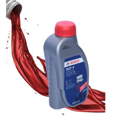 Imagem de Fluido Oleo De Freio Bosch Dot 4 Original Carro E Moto 500ml