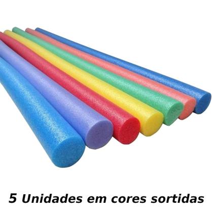 Imagem de Flutuador Espaguete para Piscina Cores Sortidas 5 Und Upex