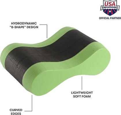 Imagem de Flutuador Freeflow Pullbuoy de Natação Arena Tamanho:UCor:Preto+Cinza