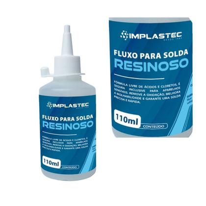 Imagem de Fluxo Para Solda Resinoso 110ml Implastec