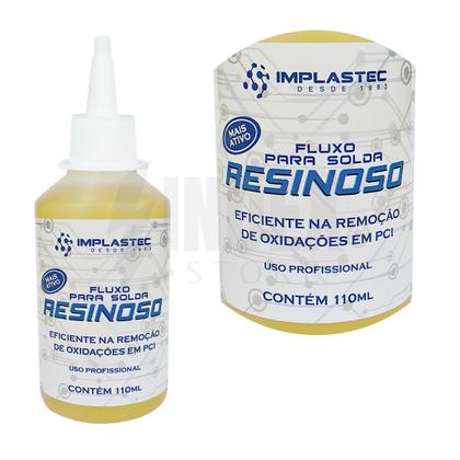 Imagem de Fluxo Para Solda Resinoso 110ml Implastec