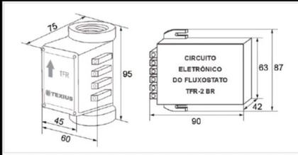 Imagem de Fluxostato Texius Tfr-2 Agua Fria