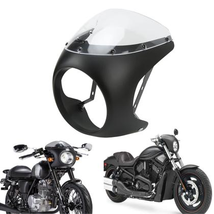 Imagem de Focket de carenagem de farol de motocicleta ABS universal de 7 polegadas