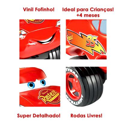 Imagem de Fofomóvel Grande Carrinho Relâmpago Mcqueen Cars Infantil