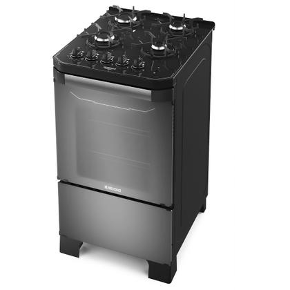 Imagem de Fogão 4 Bocas a Gás Itatiaia Itamaster Mesa de Vidro Acendimento Automático Prata Espelhado Bivolt