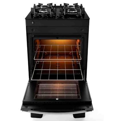 Imagem de Fogão 4 Bocas Agile Glass Bivolt Preto Atlas