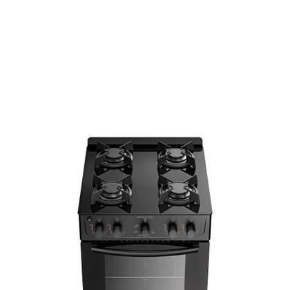 Imagem de Fogão 4 Bocas Atlas Milão Glass Mesa De Inox A Gás Bivolt