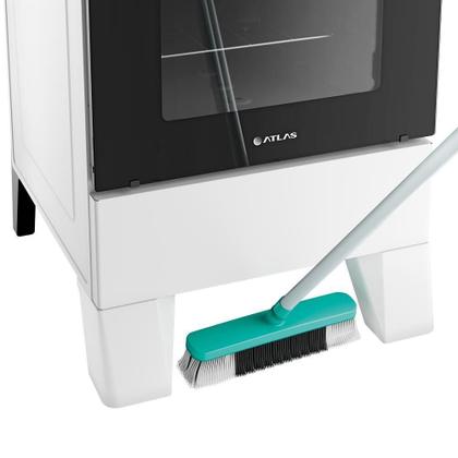 Imagem de Fogão 4 Bocas Atlas Milão Top Com Mesa De Inox A Gás Bivolt