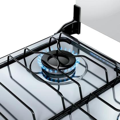 Imagem de Fogão 4 Bocas Atlas Milão Top Com Mesa De Inox A Gás Bivolt