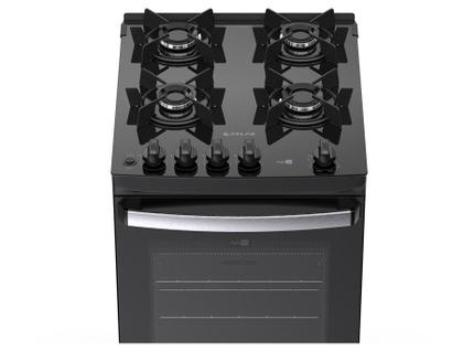 Imagem de Fogão 4 Bocas Atlas Preto Up Glass Agile