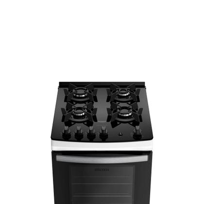 Imagem de Fogão 4 Bocas Branco com Mesa de Vidro Dako Novo Supreme Glass Bivolt