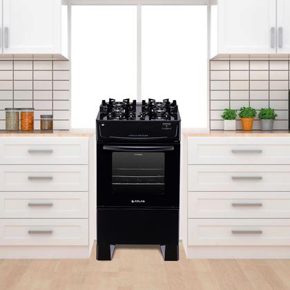 Imagem de Fogão 4 Bocas Com Mesa de Vidro Atlas Mônaco Top Glass Bivolt