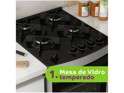 Imagem de Fogão 4 Bocas Consul Inox Mesa de Vidro CFO4VARUNA