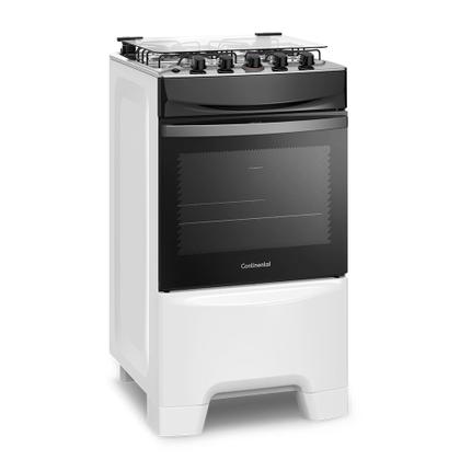 Imagem de Fogão 4 Bocas Continental Branco Automático com TOPLimpaFácil (FC4IB) Premium