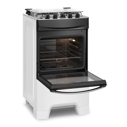 Imagem de Fogão 4 Bocas Continental Branco Automático com TOPLimpaFácil (FC4IB) Premium