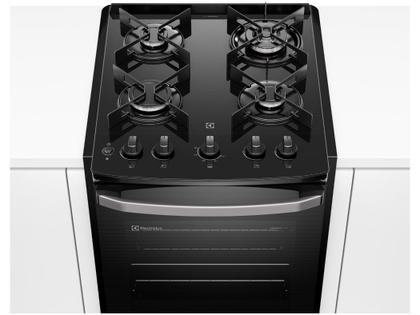 Imagem de Fogão 4 Bocas de Embutir Electrolux Preto Experience FE4BP