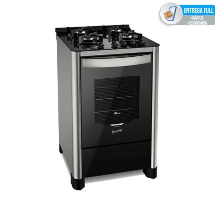 Imagem de Fogão 4 Bocas De Piso a Gás Mesa Vidro Fischer Gran Cheff Bivolt - 26987-59775