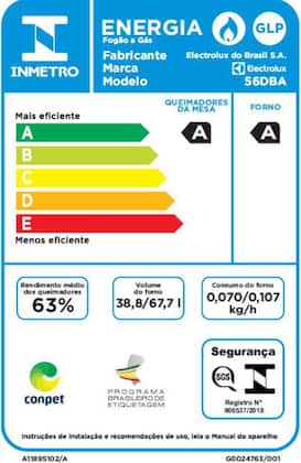 Fogão 4 Bocas Electrolux Branco com Duplo Forno e Porta Full Glass ...