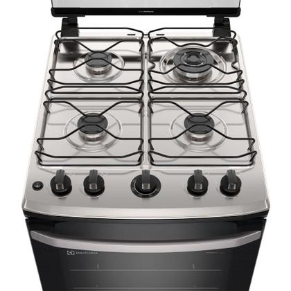 Imagem de Fogao 4 bocas Electrolux Prata Efficient c/mesa inox- bivolt