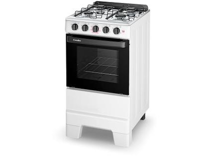 Fogão 4 Bocas Esmaltec Branco Ideal Pop 4120 Imagem de Fogão 4 Bocas Esmaltec Branco Ideal Pop 4120