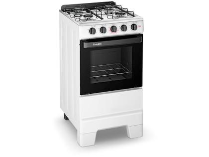 Fogão 4 Bocas Esmaltec Branco Ideal Pop 4120 Imagem de Fogão 4 Bocas Esmaltec Branco Ideal Pop 4120