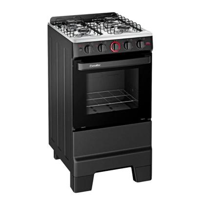 Imagem de Fogão 4 Bocas Esmaltec Ideal Super F4IAP4121 Acendimento Automático Preto Bivolt