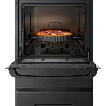 Imagem de Fogão 4 Bocas Esmaltec Ideal Super F4IAP4121 Acendimento Automático Preto Bivolt