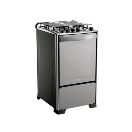 Imagem de Fogão 4 Bocas Espelhado Com Mesa Inox Dako Magister Inox Style Bivolt