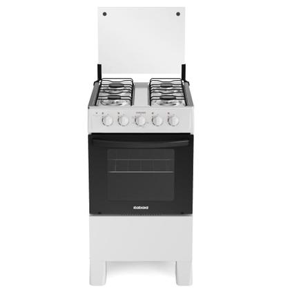 Imagem de Fogão 4 Bocas Itatiaia Branco Star Clean New Com Forno 48L Bivolt Mesa de inox