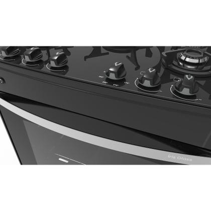 Imagem de Fogão 5 Bocas a Gás Acendimento Automático Realce Glass Bivolt CR212