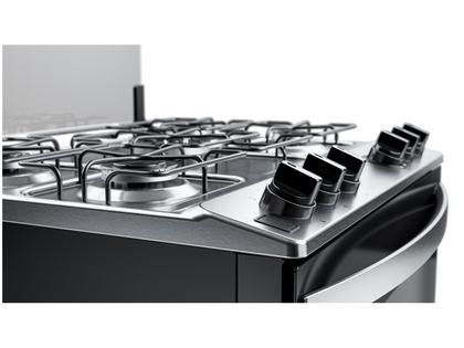 Imagem de Fogão 5 Bocas Brastemp Cinza e Preto BFS5GDR