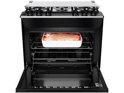 Imagem de Fogão 5 Bocas Brastemp Cinza e Preto BFS5GDR