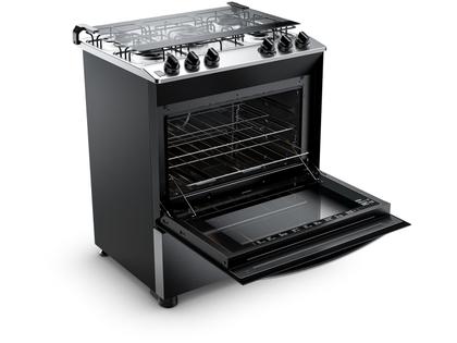 Imagem de Fogão 5 Bocas Brastemp Cinza e Preto BFS5GDR