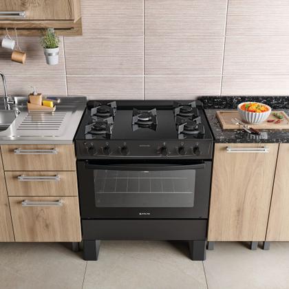 Imagem de Fogão 5 Bocas com Mesa de Vidro Milão Glass 300001768 Atlas